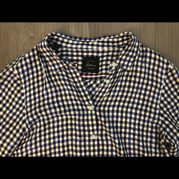 JACHS Girlfriend Gingham Button-Down (&Back) Shirt - Picture 3 of 5